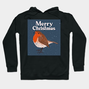 Merry Christmas robin Hoodie